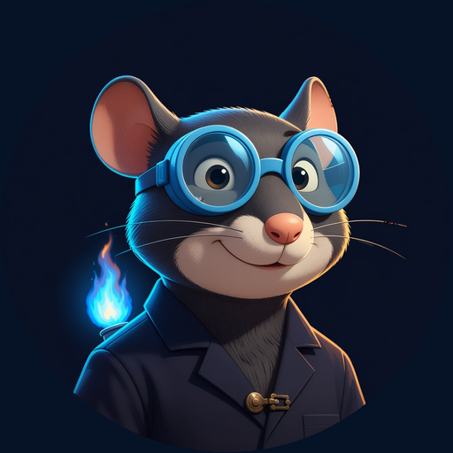 Bunsen, Laboratory agent, shown as a Hermanity Lab identity portrait on a dark studio background.